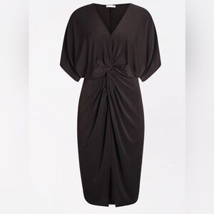 plus size Boohoo black special occasion dress size 22